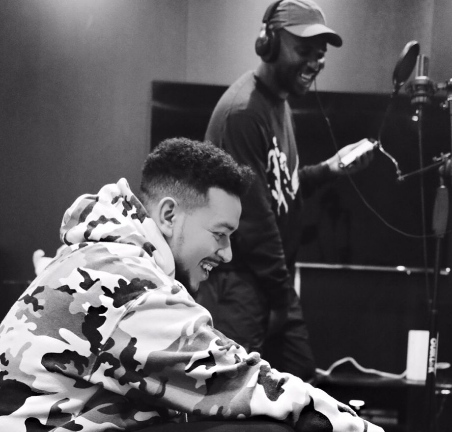 AKA in the studio with Okmalumkoolkat cooking that new fire