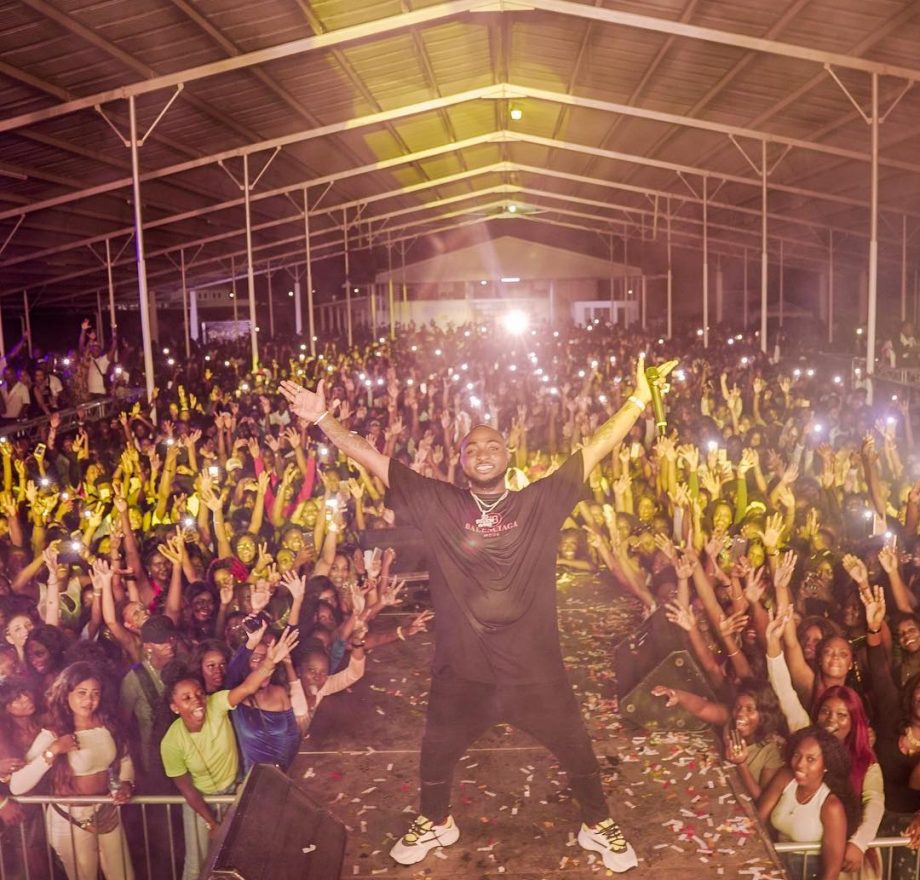 Davido sold out his show in South America with over 10,000 people