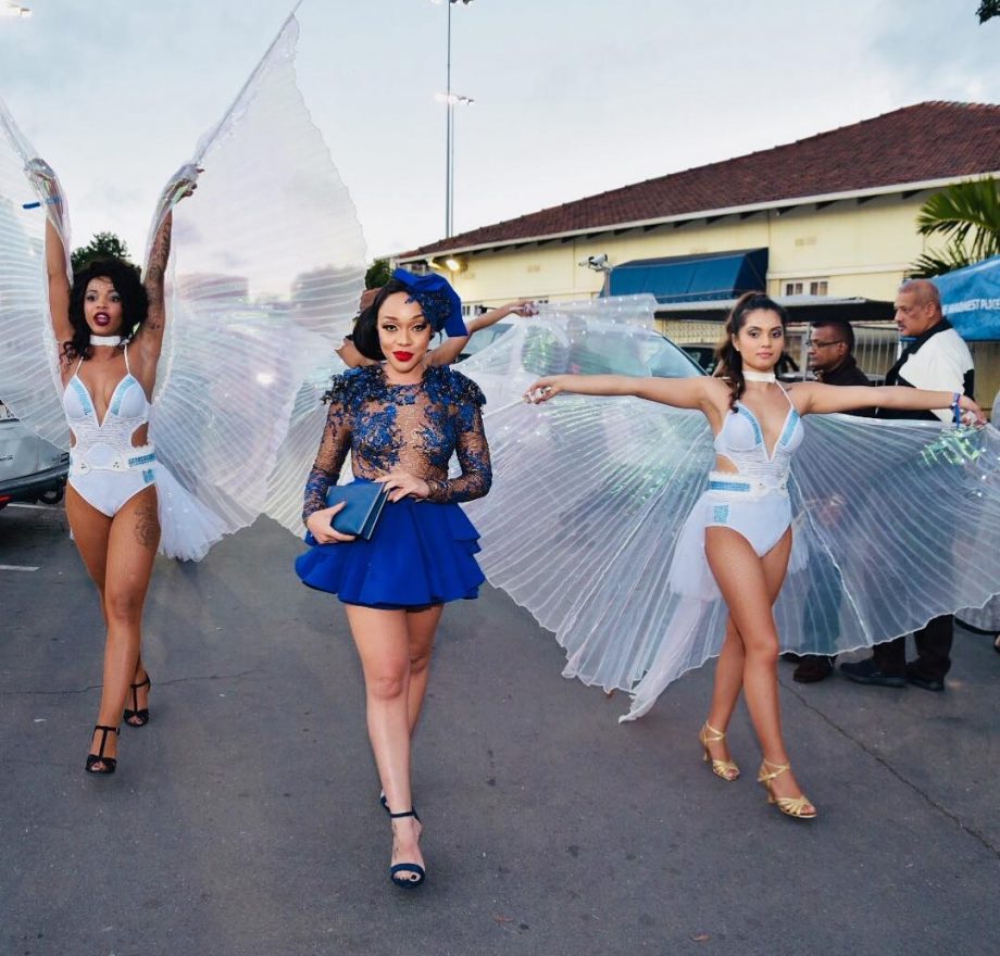 Thando Thabethe looked absolutely amazing at the Vodacom Durban July