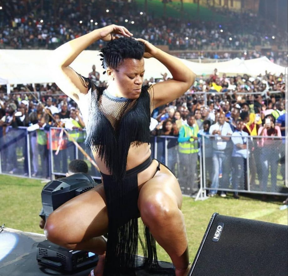 Zodwa Wabantu walks on the runway for the first time and nails it