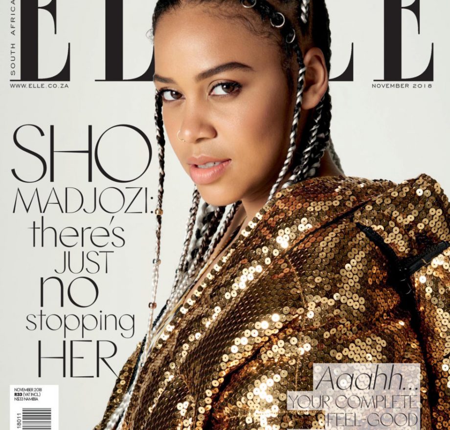 Sho Madjozi cover November’s issue of Elle magazine