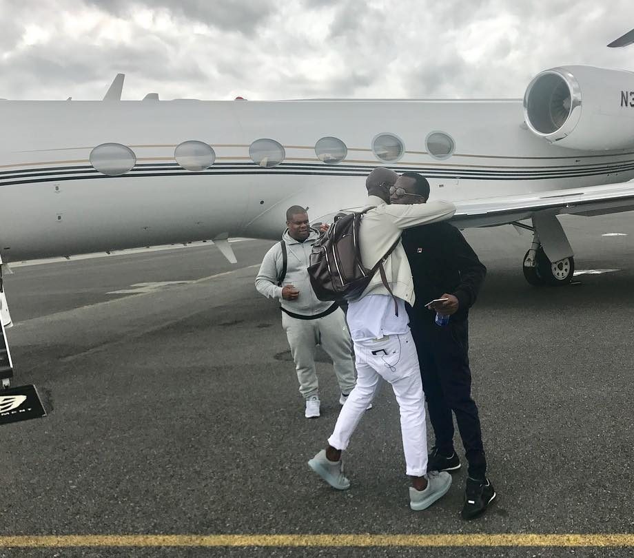 Black Coffee attends Diddy’s birthday party in Los Angeles