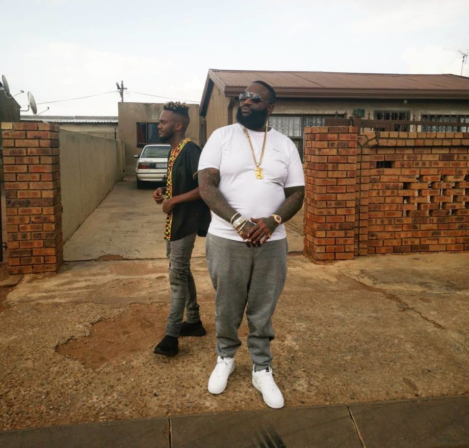 Kwesta takes Rick Ross to Katlehong to shoot the music video for their collaborative record