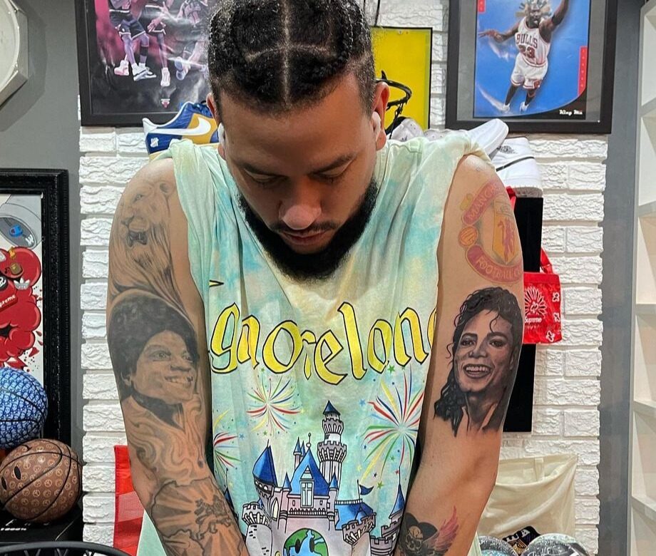 AKA gets another Michael Jackson tattoo on his sleeve