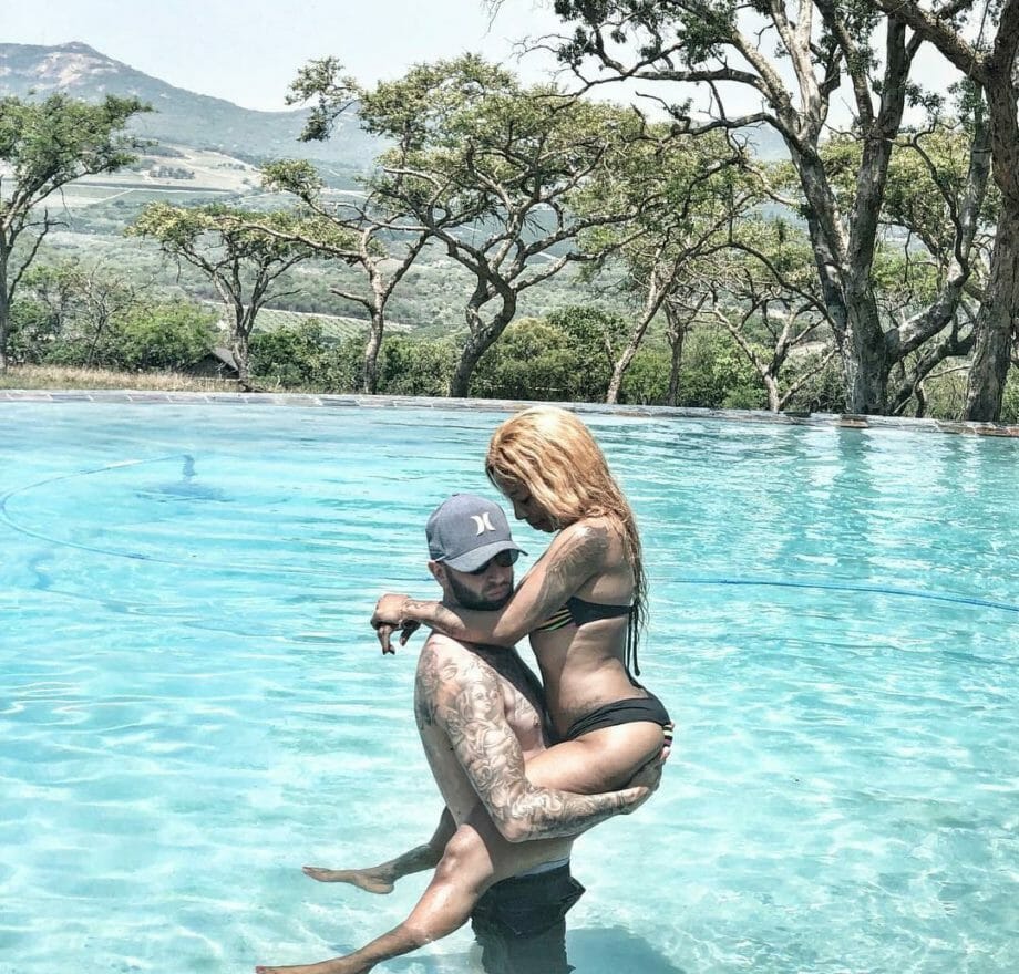 Kelly Khumalo and Chad Da Don boo’d up pictures